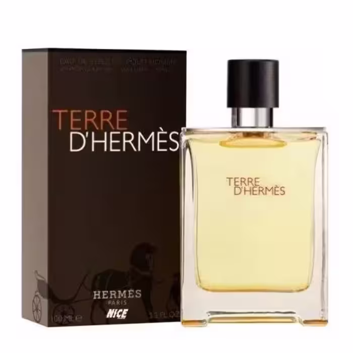 ادکلن تق هرمس شرکت نایس 100 میل  Terre hermes اودکلن تخ هرمس رایحه تلخ مردانه عطر hermes ادوپرفیوم تری هرمس جذاب