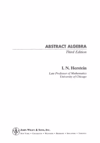 خرید و دانلود نسخه کامل کتاب Abstract Algebra