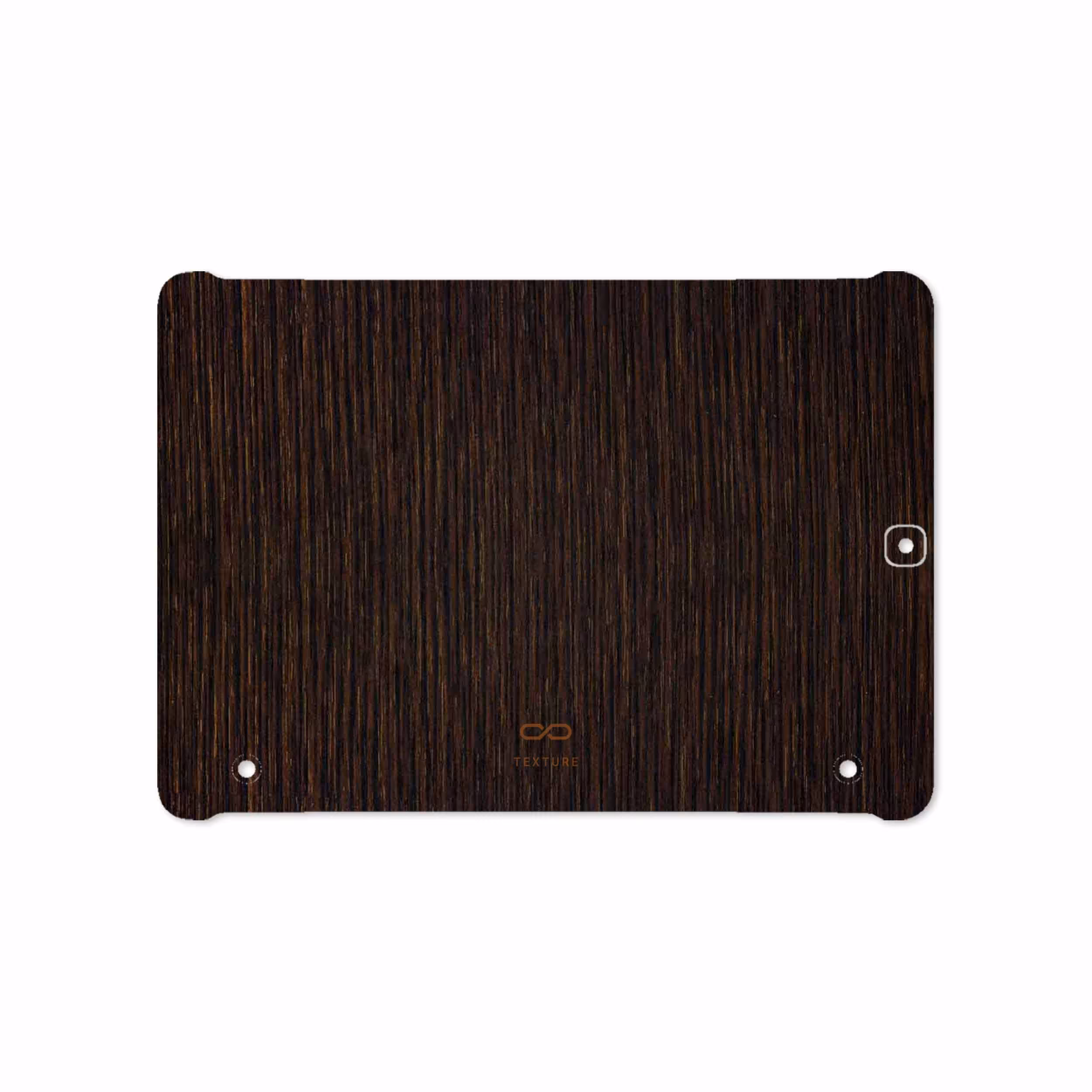 برچسب پوششی ماهوت مدل Dark-Gold-Stripes-Wood مناسب برای تبلت سامسونگ Galaxy Tab S2 9.7 2016 T813N