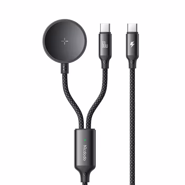 کابل USB-C به شارژر واچ سامسونگ / USB-C مک دودو مدل CA-421 طول 1.2 متر | کالا برتری