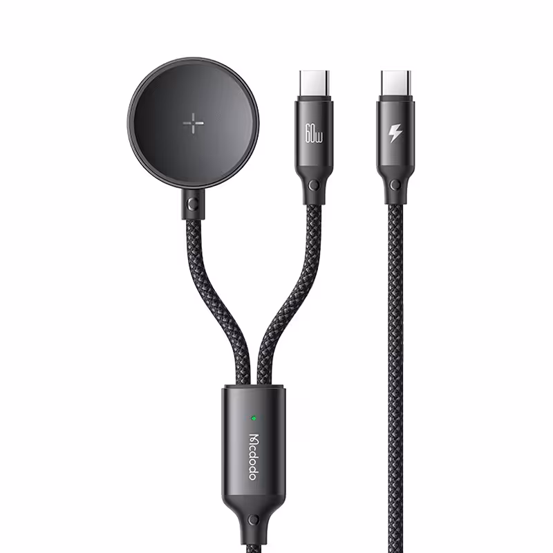 کابل USB-C به شارژر واچ سامسونگ / USB-C مک دودو مدل CA-421 طول 1.2 متر | کالا برتری
