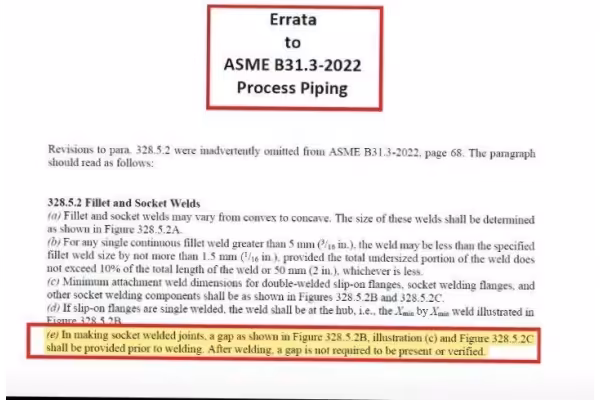 دانلود Errata تصحیح نامه استاندارد ASME B31.3 2022 - ورژن 2023 🏆ASME B31.3 2022 Errata 2023☄️ - کتابخانه مجازی واتیکان