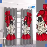 پرده تصویری طرح پرنسس عاشقانه برند پرنا