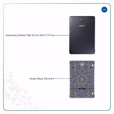 برچسب پوششی ماهوت مدل Iran-Tile6 مناسب برای تبلت سامسونگ Galaxy Tab S2 8.0 2015 T715