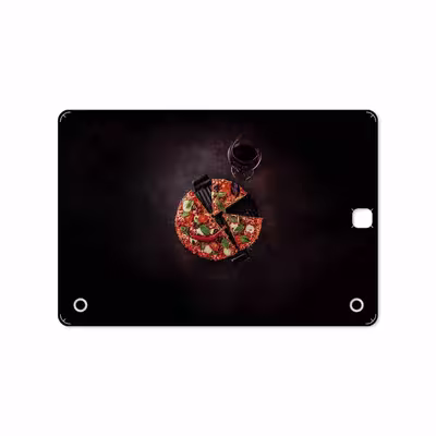 برچسب پوششی ماهوت مدل Pizza مناسب برای تبلت سامسونگ Galaxy Tab A 9.7 2015 T555