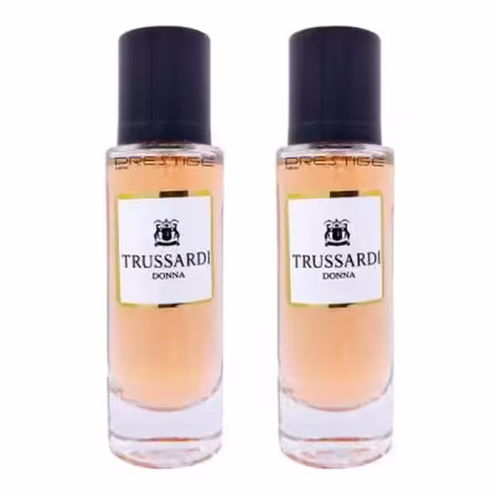 عطر جیبی زنانه نیو پرستیژ کالر مدل Trussardi Donna حجم 35 میلی‌لیتر بسته 2 عددی