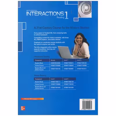 کتاب Interactions 1 Reading  اثر Pamela Hartmann انتشارات رهنما