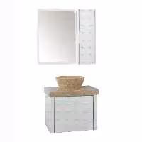 روشویی کابینتی آمیتیس - آینه و روشویی تجسم