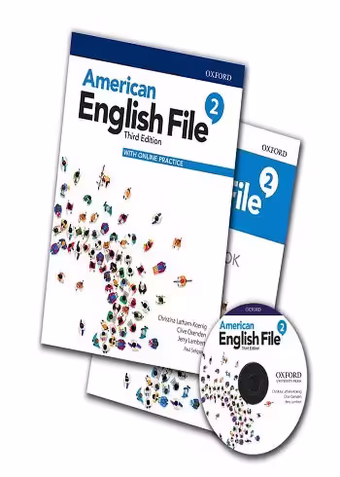 American English File 2 3rd کتاب امریکن انگلیش فایل 2 (رحلی )