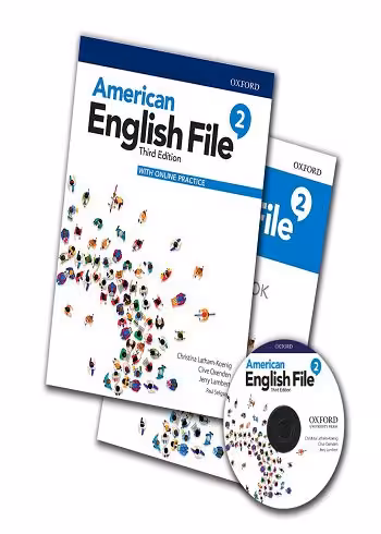 American English File 2 3rd کتاب امریکن انگلیش فایل 2 (رحلی )
