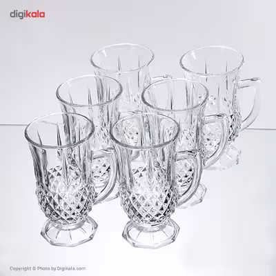 فنجان پاشاباغچه مدل استانبول کد 55671 بسته 6 عددی