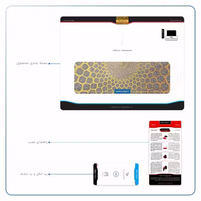 برچسب پوششی ماهوت مدل Iran-Tile2 مناسب برای تبلت اپل iPad Pro 12.9 (GEN 3) 2018 A1983