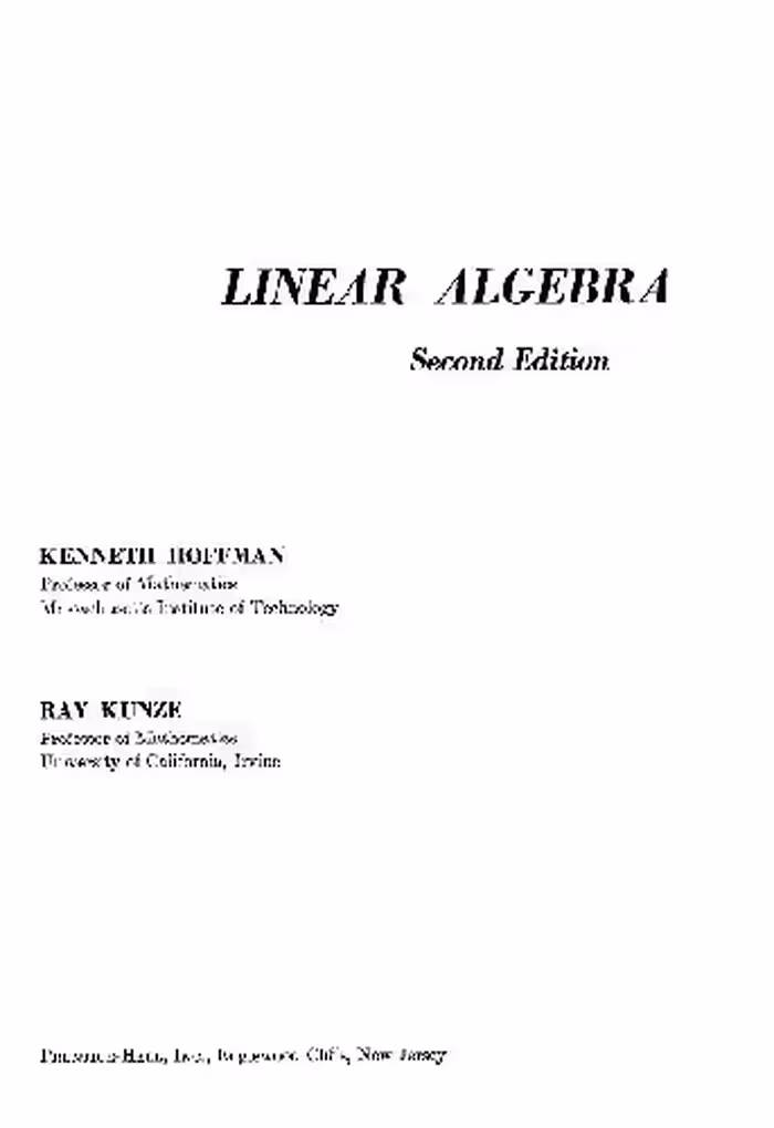 خرید و دانلود نسخه کامل کتاب Linear Algebra