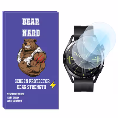 محافظ صفحه نمایش شیشه‌ای برنارد مدل SH-BR مناسب برای ساعت هوشمند هوآوی Watch GT3 46mm بسته سه عددی