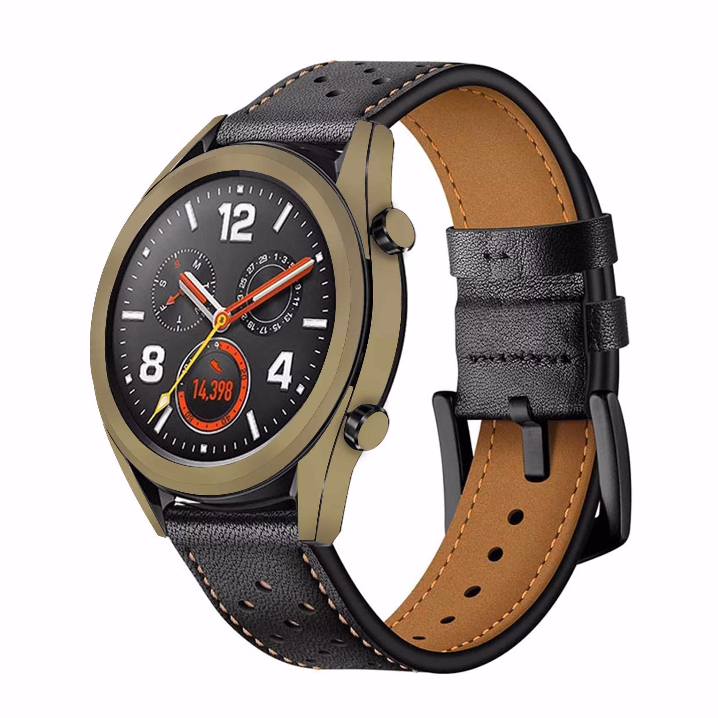 برچسب ماهوت طرح Matte-Gold مناسب برای ساعت هوشمند هوآوی Watch GT
