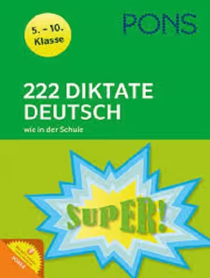 PONS 222 DIKTATE DEUTSCH WIE IN DER SCHULE