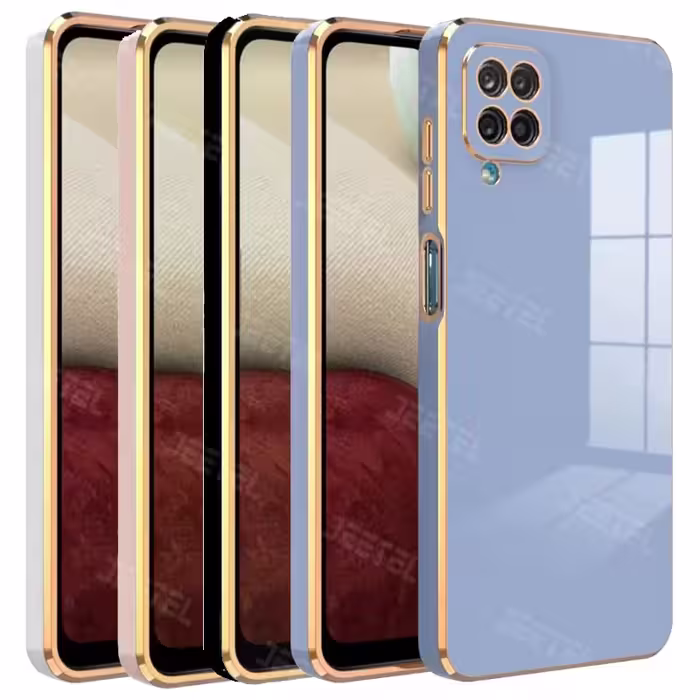 کاور مای کیس گلدلاین برای Samsung Galaxy A12 (الکتروپلیتینگ 6D اورجینال)