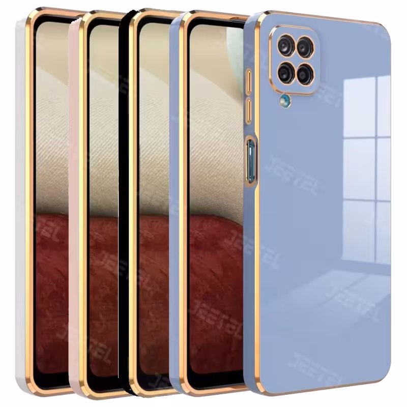 کاور مای کیس گلدلاین برای Samsung Galaxy A12 (الکتروپلیتینگ 6D اورجینال)