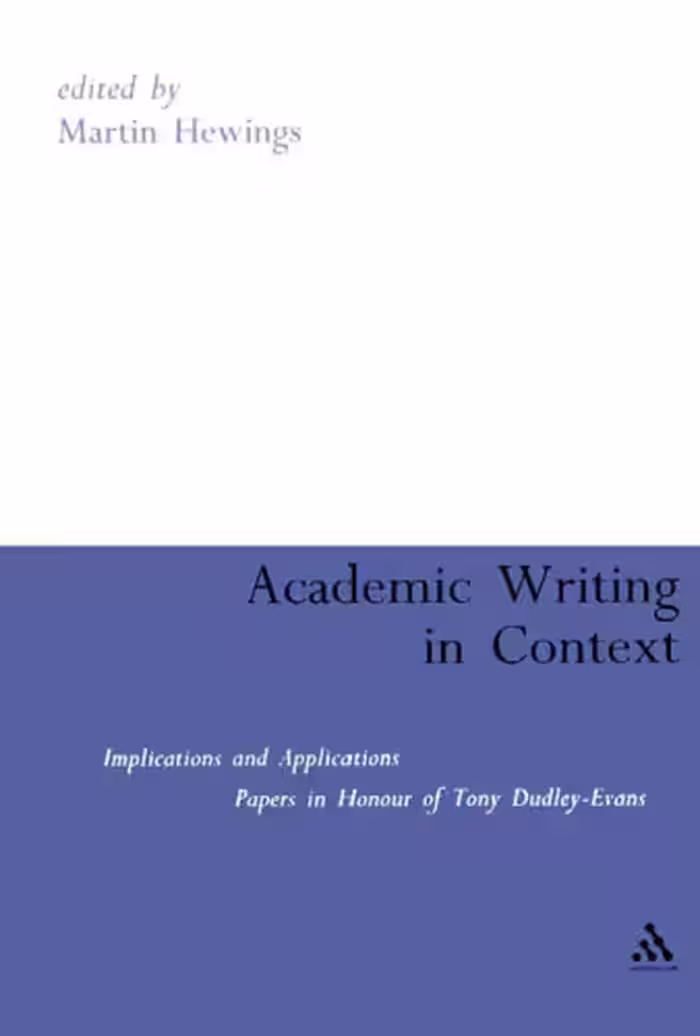 خرید و دانلود نسخه کامل کتاب Academic Writing in Context: Implications and Applications