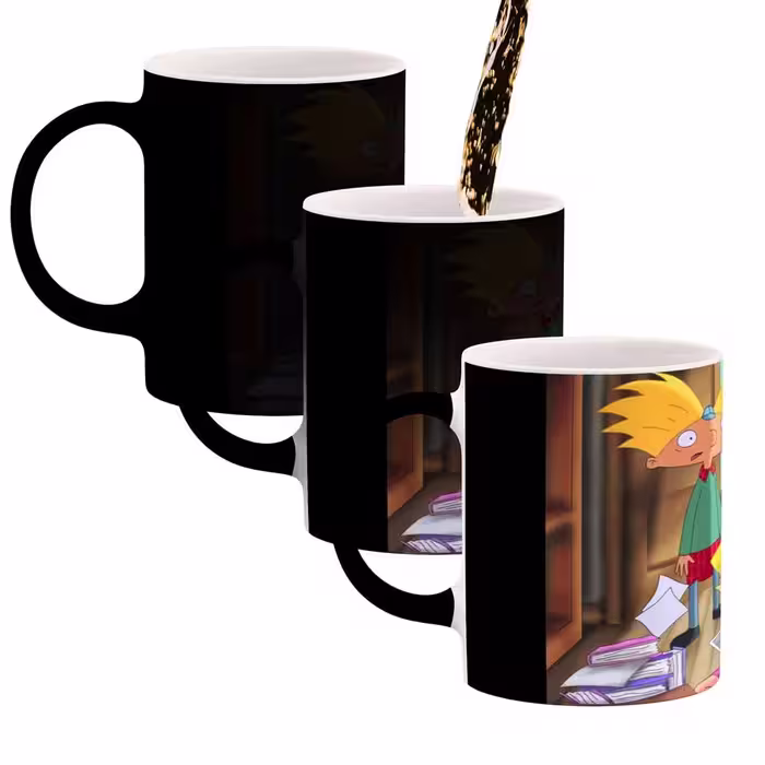 ماگ حرارتی کاکتی طرح کارتون Hey Arnold! مدل mgh22677