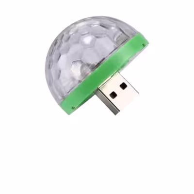 رقص نور مدل اسمال مجیک بال LED به همراه تبدیل OTG مجموعه 4 عددی