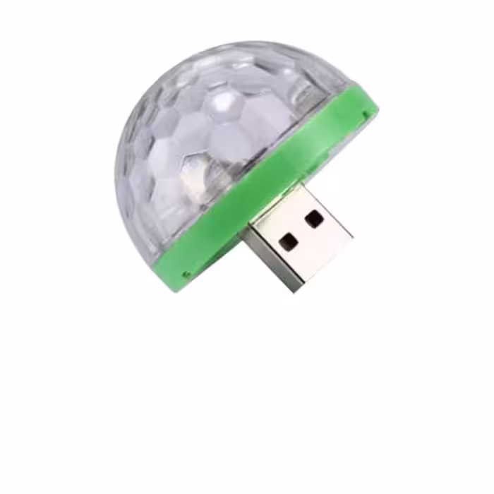 رقص نور مدل اسمال مجیک بال LED به همراه تبدیل OTG مجموعه 4 عددی