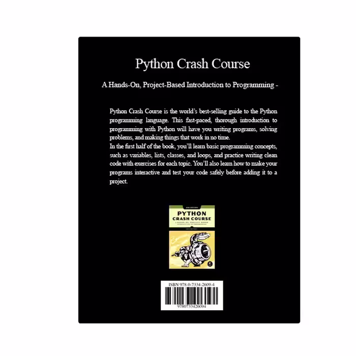 کتاب  Python Crash Course اثر Eric Matthes انتشارات نبض دانش