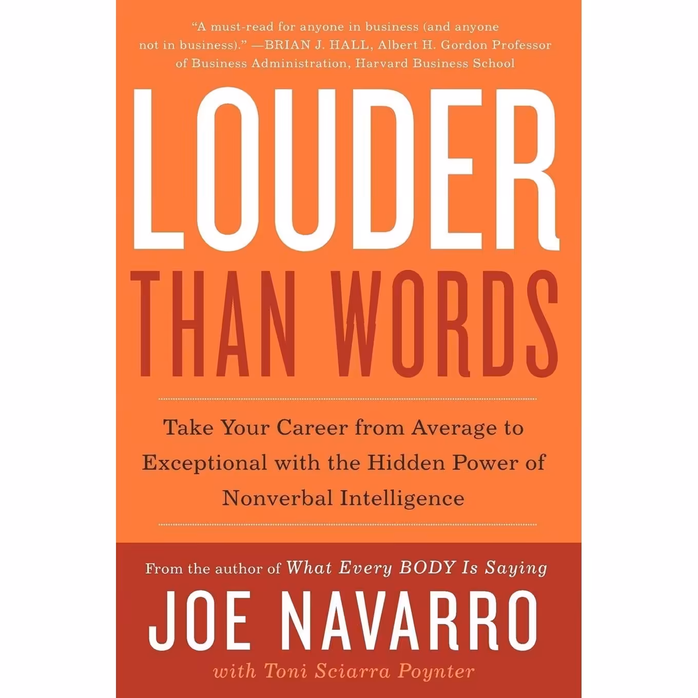 کتاب زبان اصلی Louder Than Words اثر Joe NavarroToni Sciarra Poynter