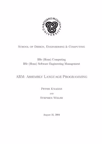 خرید و دانلود نسخه کامل کتاب ARM: Assembly Language Programming