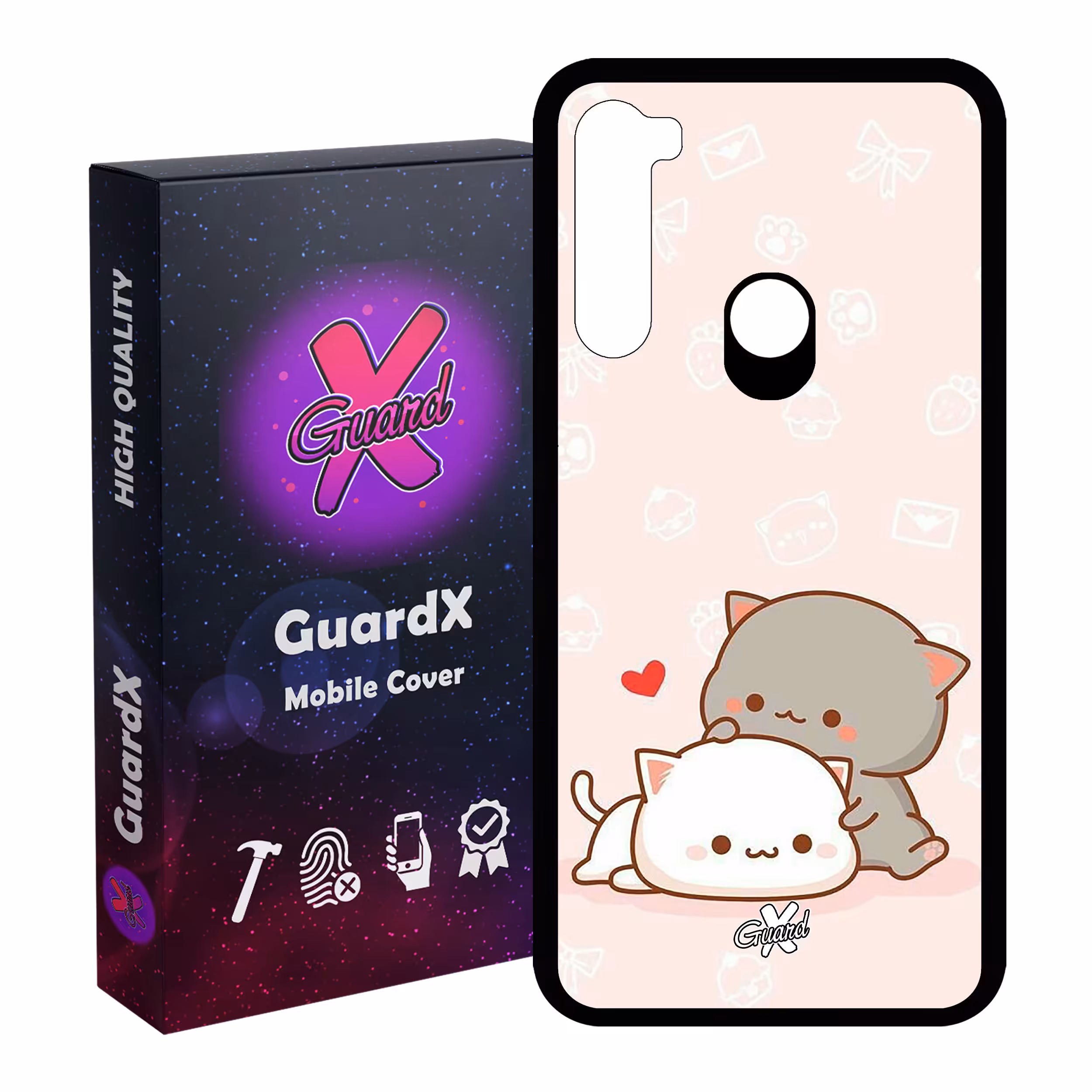 کاور گارد ایکس طرح Love مدل Glass10372 مناسب برای گوشی موبایل شیائومی Redmi Note 8