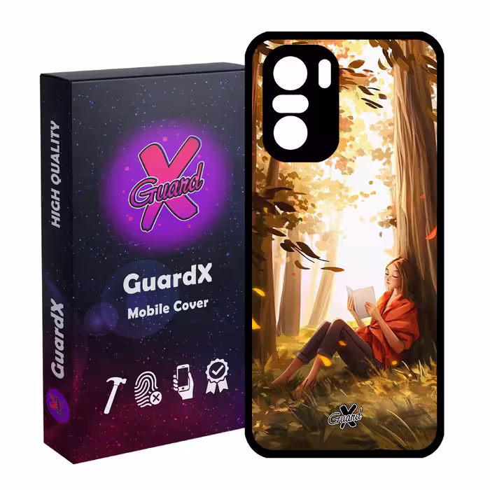 کاور گارد ایکس طرح دختر مدل Glass10276 مناسب برای گوشی موبایل شیائومی Poco F3/MI 11X/MI 11X Pro/Redmi K40/K40 Pro