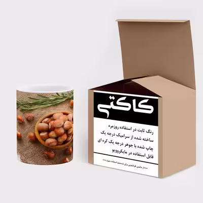 ماگ کاکتی طرح فندق مدل mgs14102