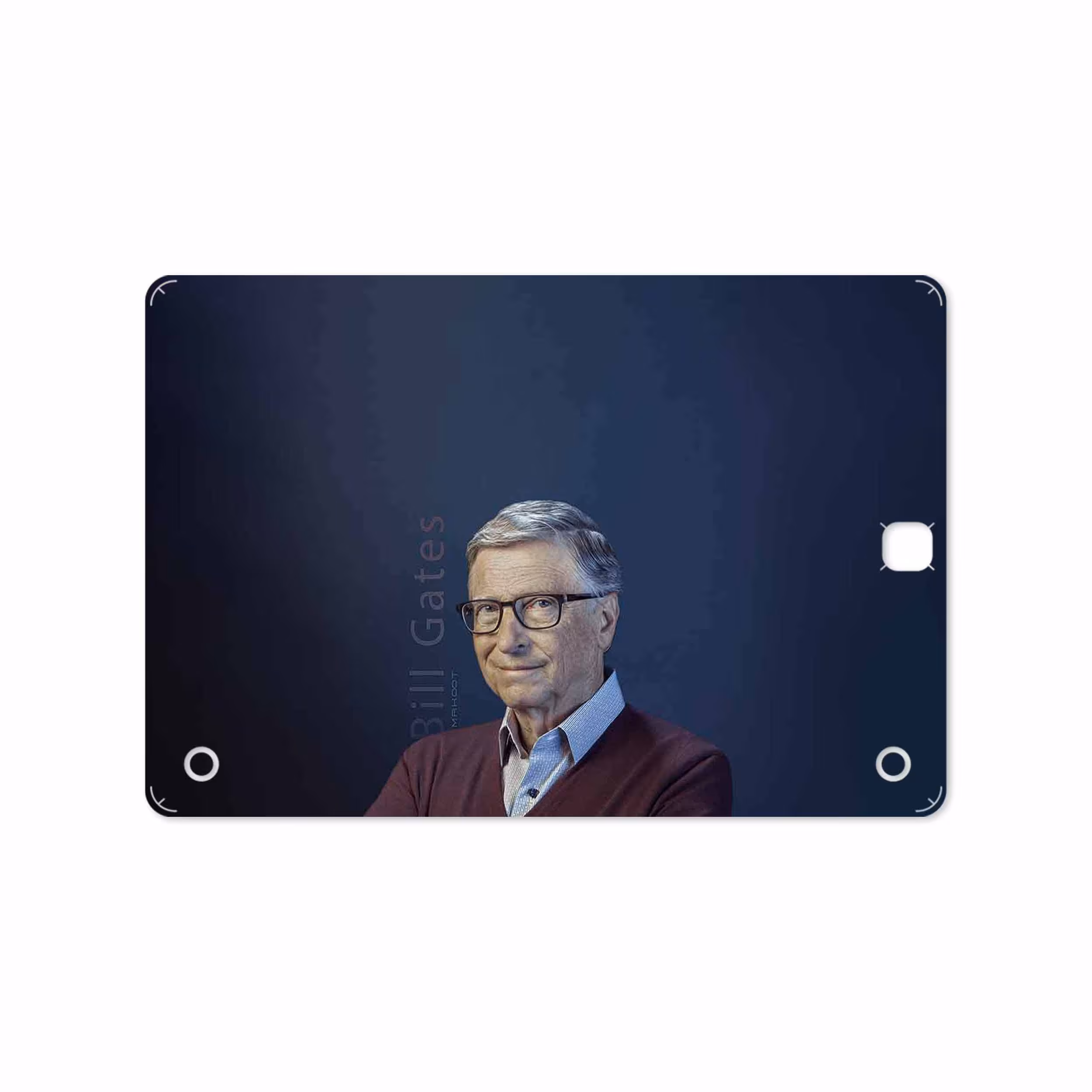 برچسب پوششی ماهوت مدل Bill Gates مناسب برای تبلت سامسونگ Galaxy Tab A 9.7 2015 T550