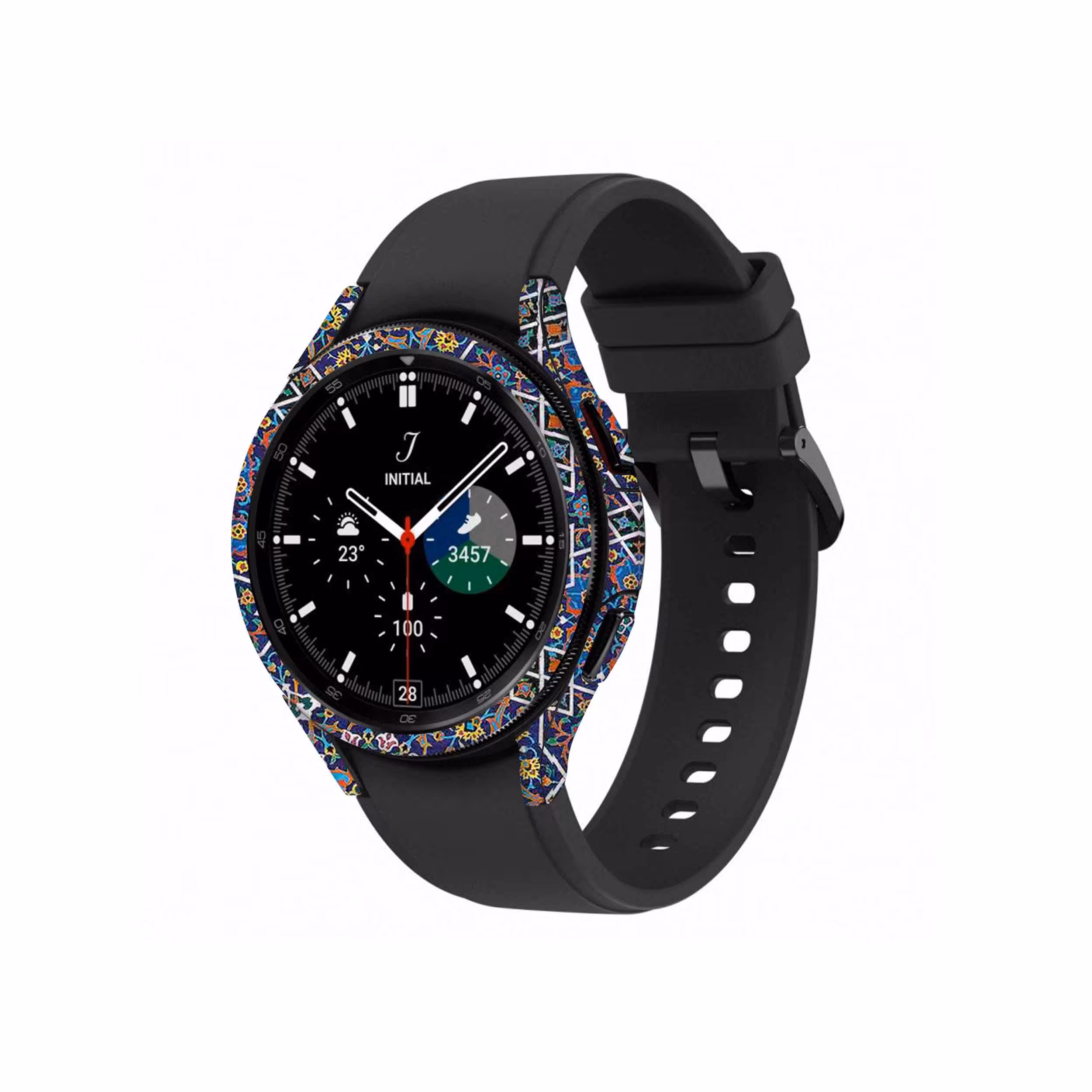 برچسب ماهوت طرح Iran Tile6 مناسب برای ساعت هوشمند سامسونگ Watch4 Classic 42mm