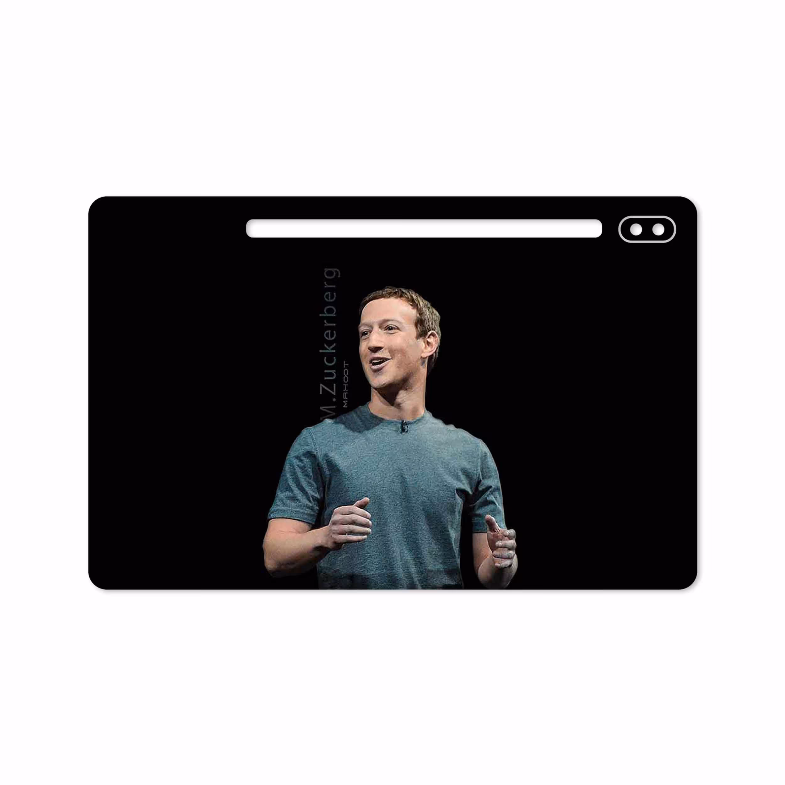 برچسب پوششی ماهوت مدل Mark Zuckerberg مناسب برای تبلت سامسونگ Galaxy Tab S6 2019 SM-T860