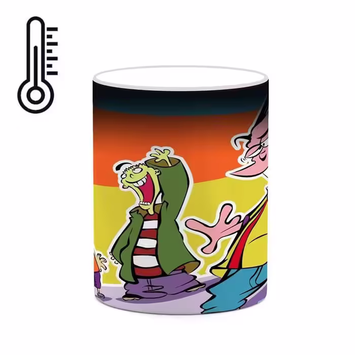 ماگ حرارتی کاکتی طرح کارتون Ed, Edd N Eddy مدل mgh22567