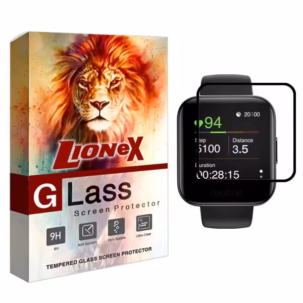 محافظ صفحه نمایش لایونکس مدل PMLI مناسب برای ساعت هوشمند ریلمی smart watch