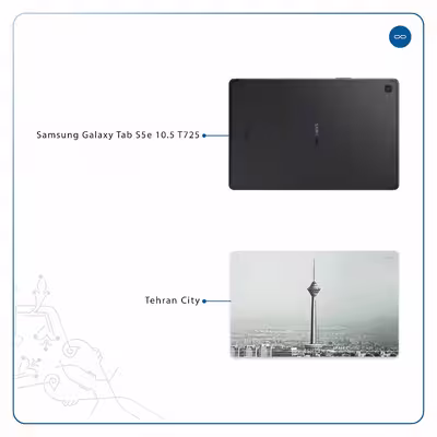 برچسب پوششی ماهوت مدل Tehran City مناسب برای تبلت سامسونگ Galaxy Tab S5e 10.5 2019 T725