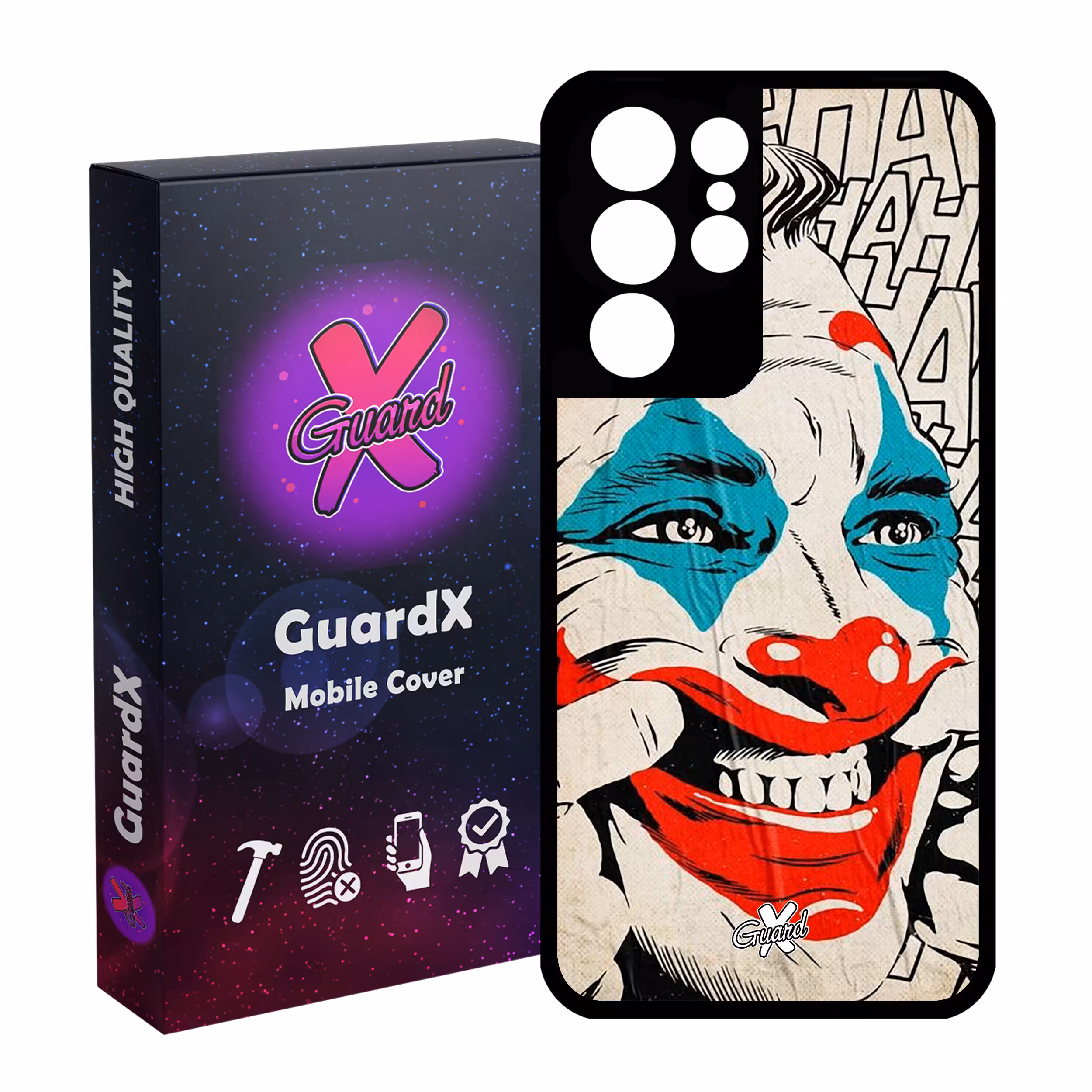 کاور گارد ایکس طرح Joker مدل Glass10128 مناسب برای گوشی موبایل سامسونگ Galaxy S21 Ultra