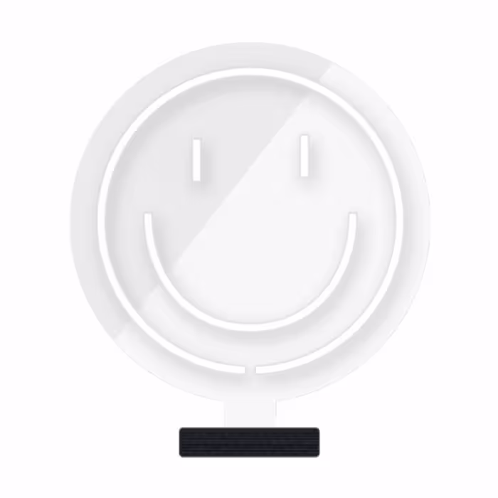چراغ رومیزی مدل ریموت دار SMILE-GL_WHT-GLASS