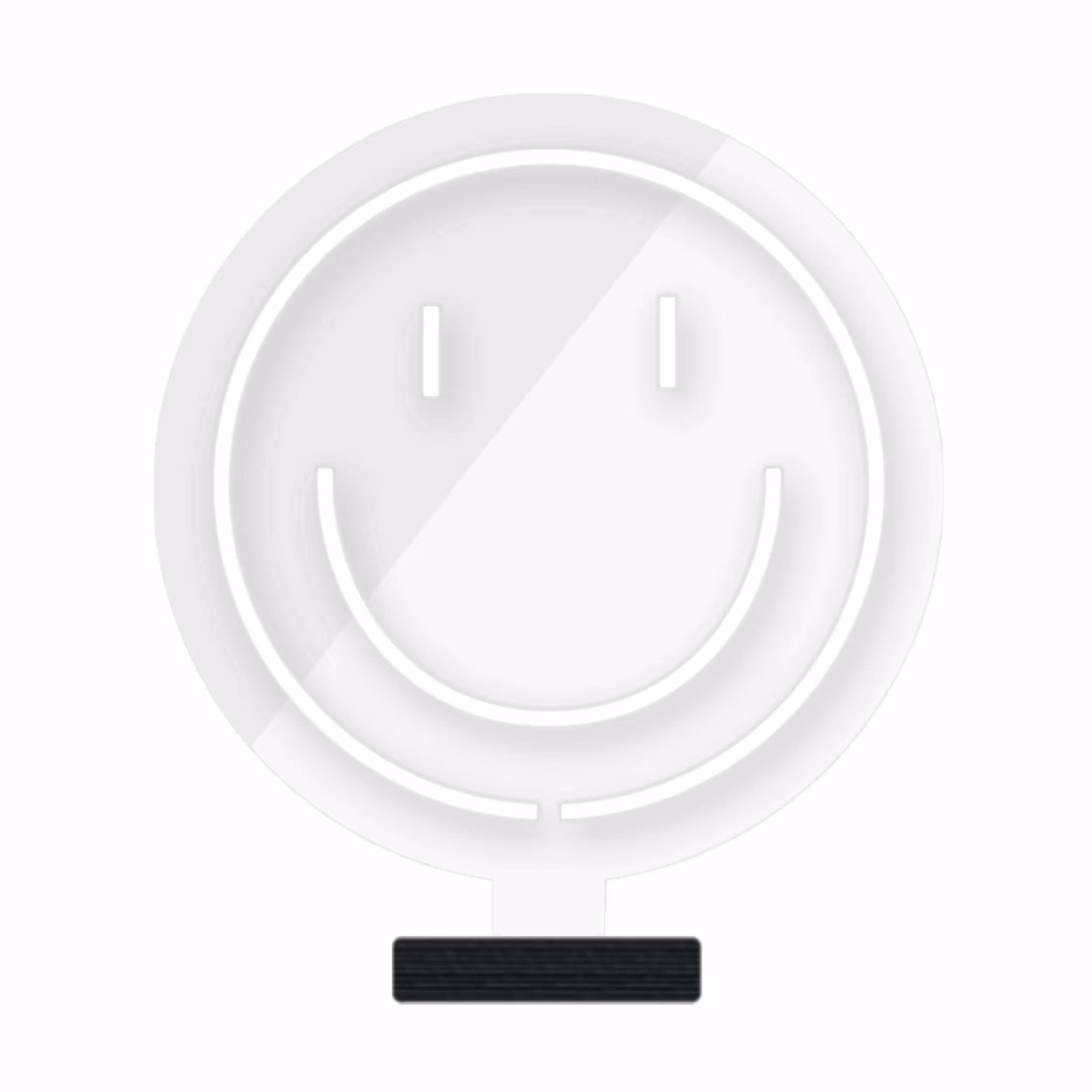چراغ رومیزی مدل ریموت دار SMILE-GL_WHT-GLASS