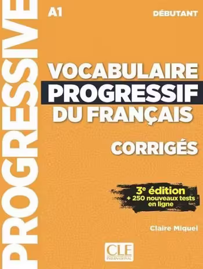 کتاب Vocabulaire Progressif Du Francais A1 – Debutant – 3rd  Corriges CD