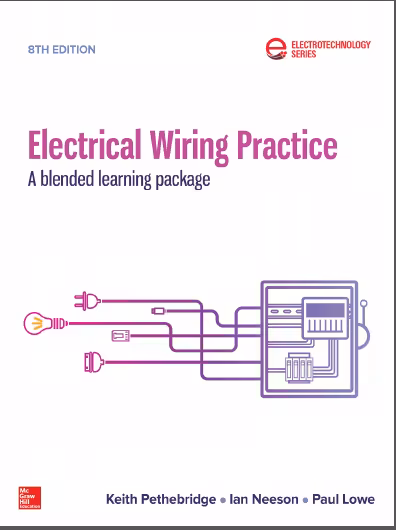 خرید و دانلود نسخه کامل کتاب Electrical Wiring Practice : A Blended Learning Package