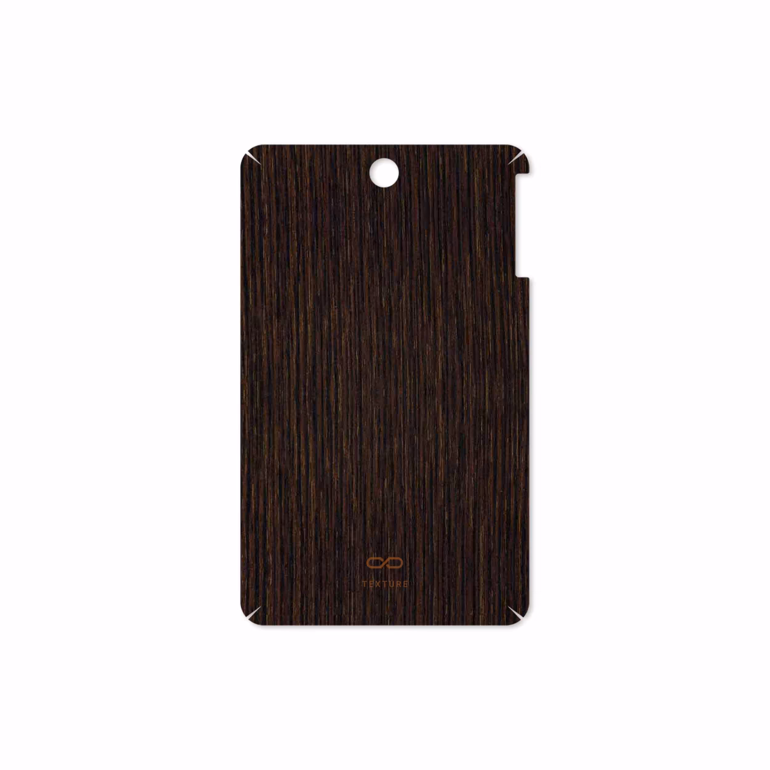 برچسب پوششی ماهوت مدل Dark-Gold-Stripes-Wood مناسب برای تبلت لنوو A7-50 A3500 2014