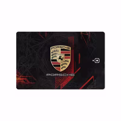 برچسب پوششی ماهوت مدل Porsche-Logo مناسب برای تبلت سامسونگ Galaxy Tab S3 9.7 2017 T825