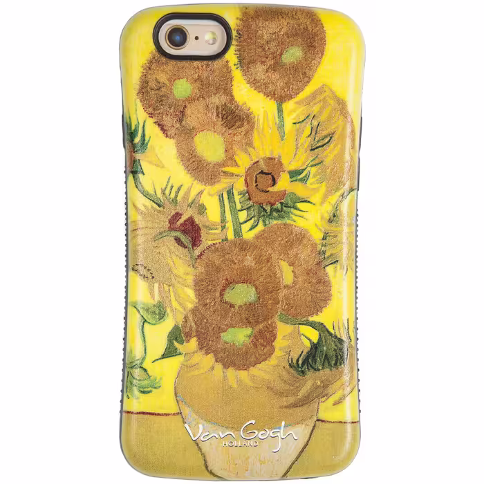 کاور طرح گلهای آفتابگردان ون گوگ مناسب برای گوشی موبایل اپلiPhone 6/ 6s
