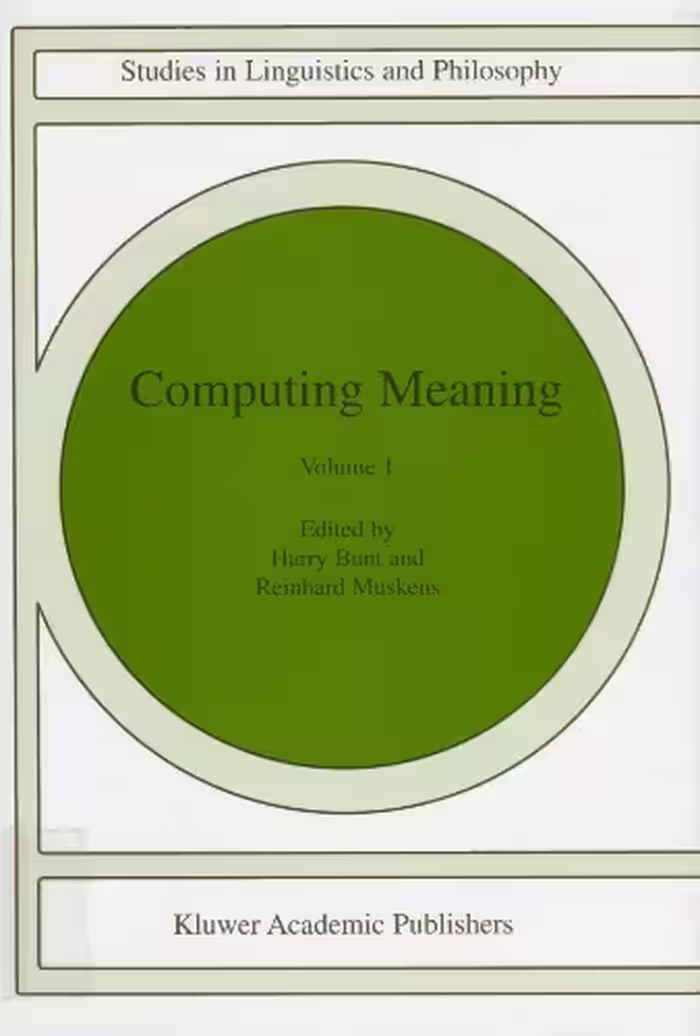 خرید و دانلود نسخه کامل کتاب Computing meaning, vol.1