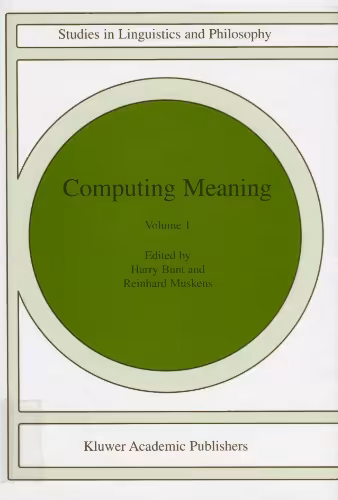 خرید و دانلود نسخه کامل کتاب Computing meaning, vol.1