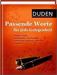 کتاب Duden  Passende Worte fur jede Gelegenheit