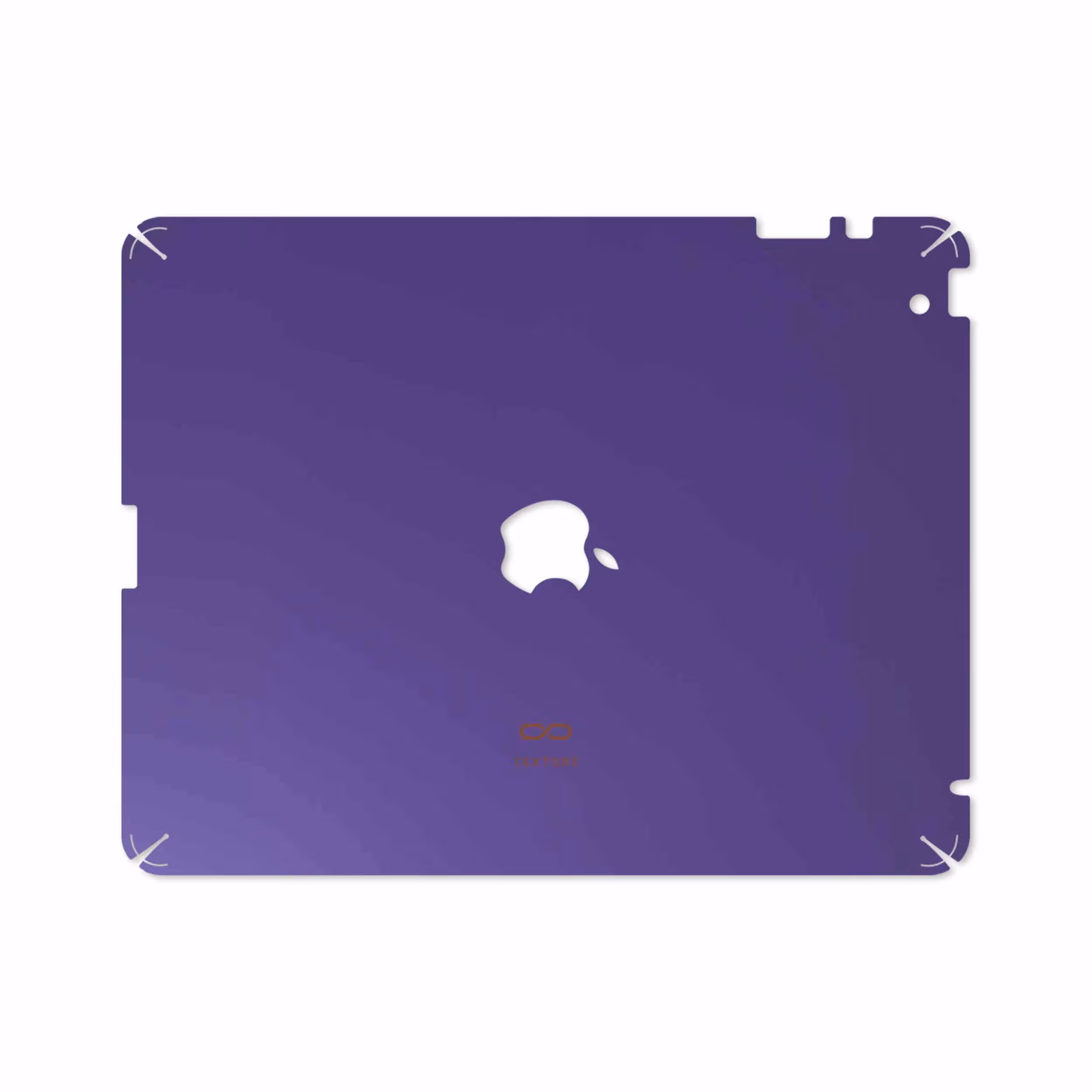 برچسب پوششی ماهوت مدل Matte-BlueBerry مناسب برای تبلت اپل iPad 2 2011 A1395